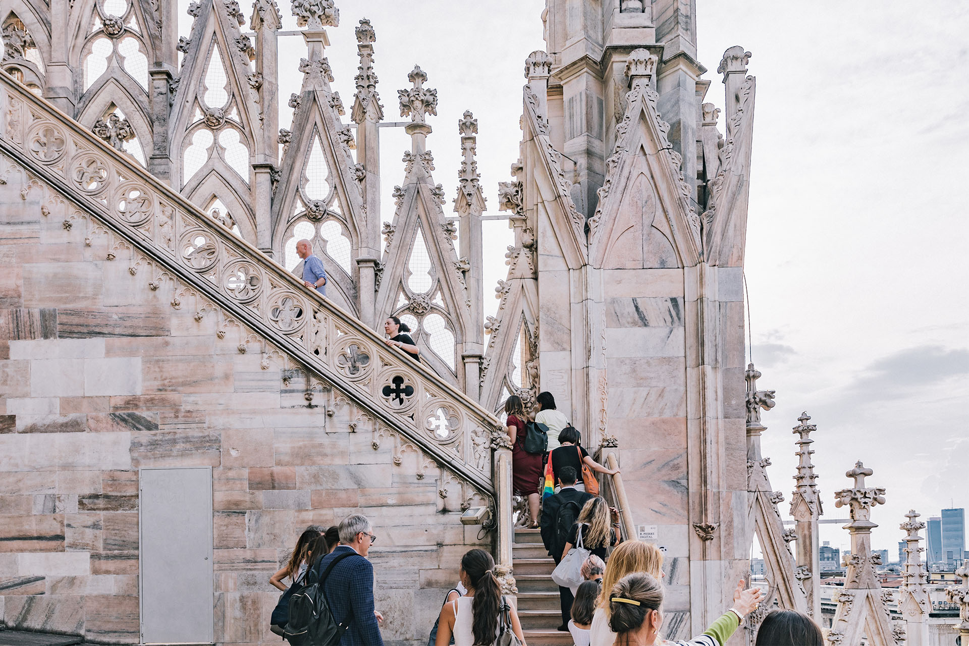 Passeggiata tra le guglie - skyline Una passeggiate tra le guglie del Duomo