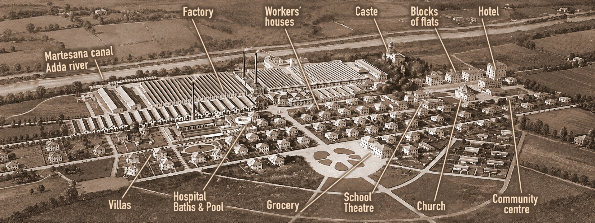 Crespi d’Adda: a journey into the ideal company town Crespi d’Adda: a journey into the ideal company town